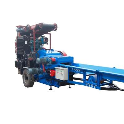 Mobile towable diesel BX216  Drum wood chipper