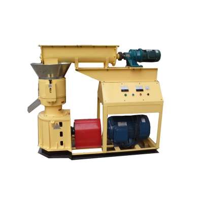 Biomass wood pellet press machine best seller in Bulgaria with 6mm and 8mm flat die