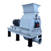 YGFC65*100  Pine waste Variable frequency control wood crushing hammer mill and pellet machine